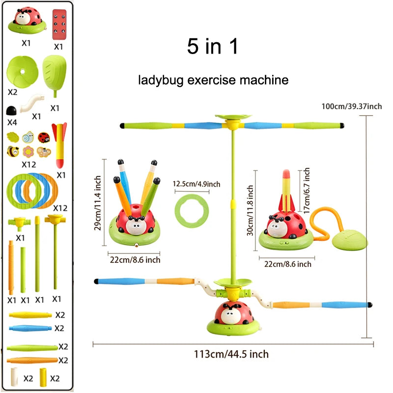 BugBounce™ – 4-in-1 Ladybug Outdoor Game for Kids