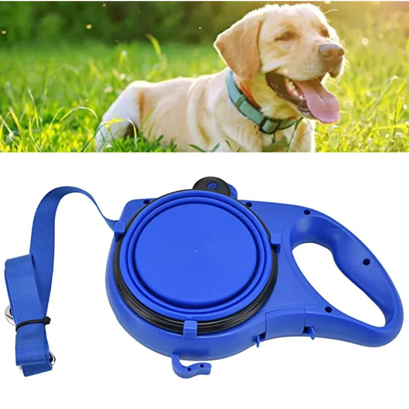 PawGo™ Leash – 4-in-1 Dog Walking Set with Water Bottle & Waste Dispenser