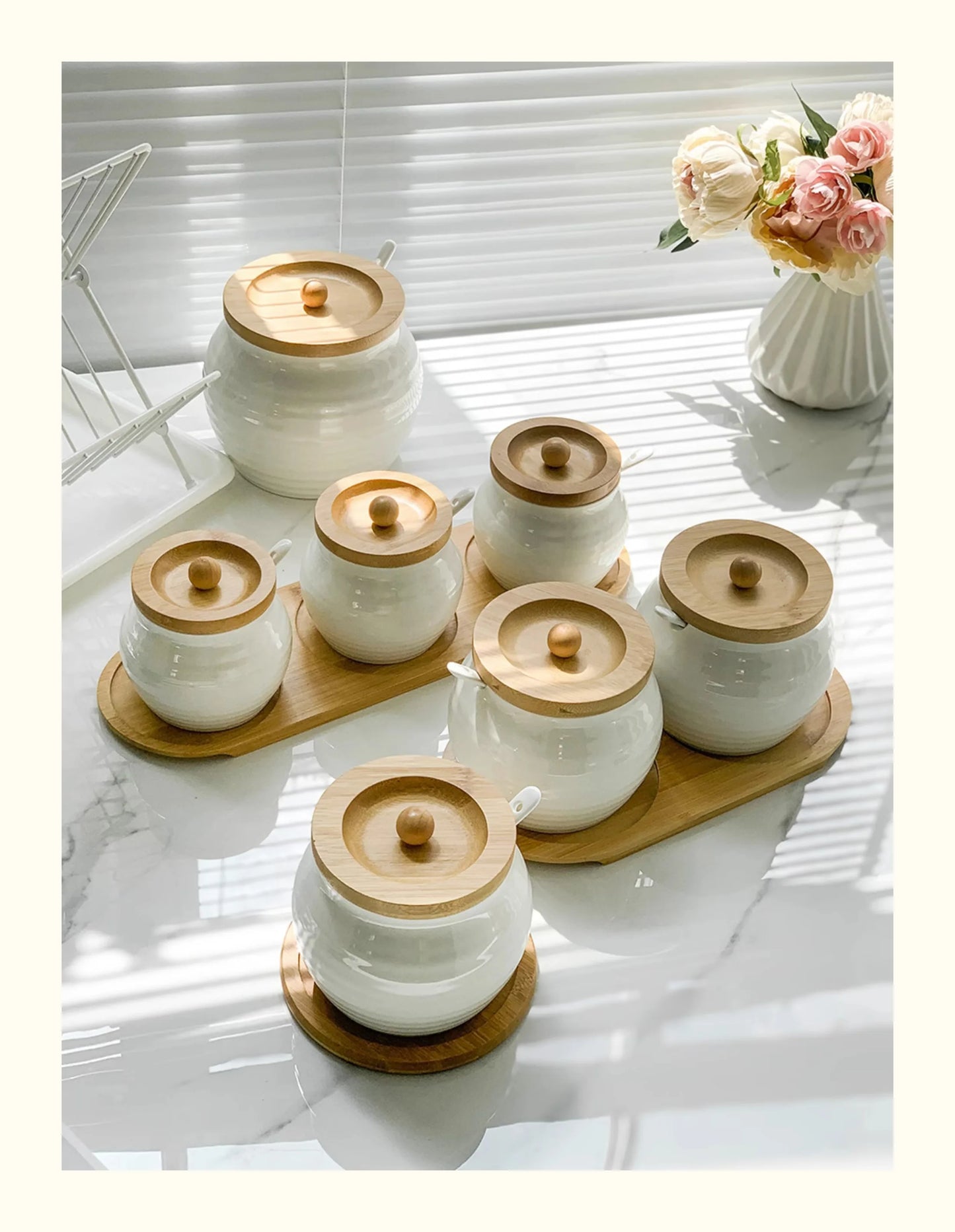 ChefJar Max™ – 600ml Ceramic Spice Container for Kitchen