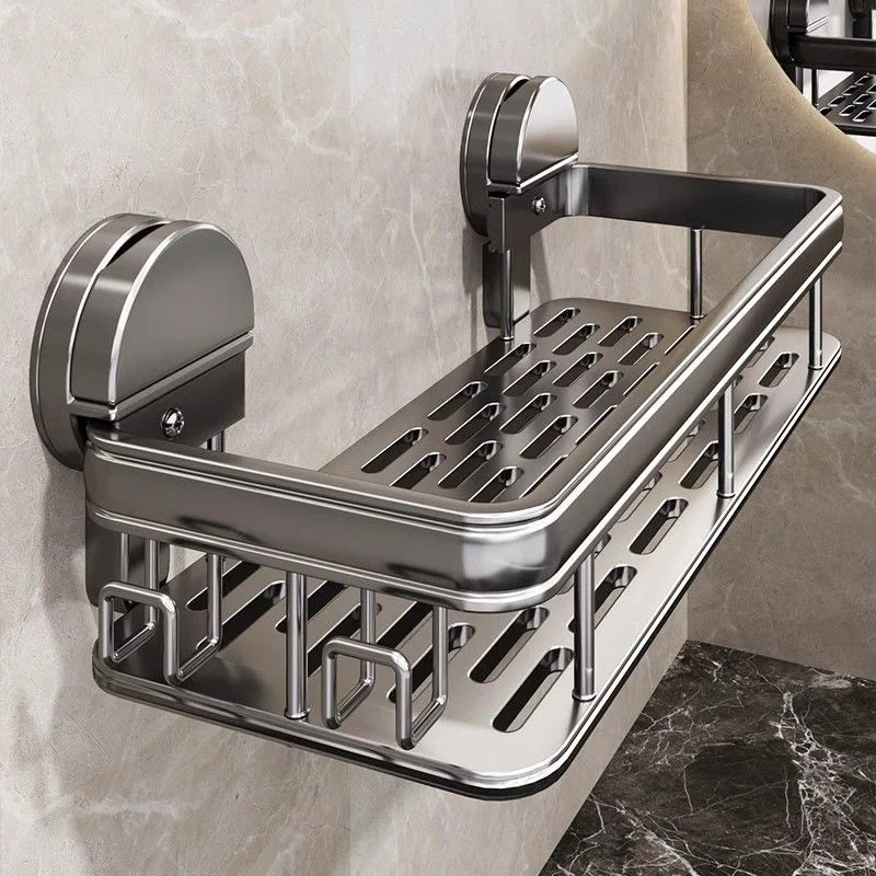 StickSmart™ Shower & Kitchen Shelf – No Drill Mount Organizer