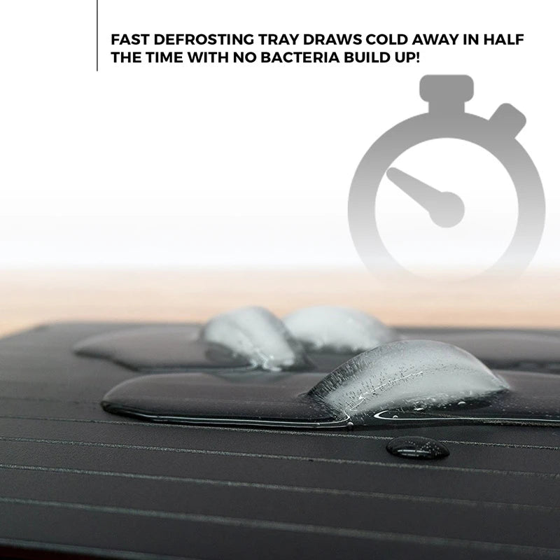 FrostGone™ Rapid Defrost Tray – No Electricity Needed