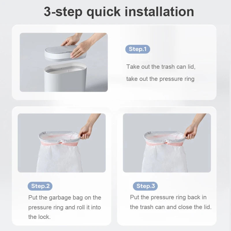 NeatSense AutoBin™ – Waterproof Sensor Wastebasket (7L/9L)