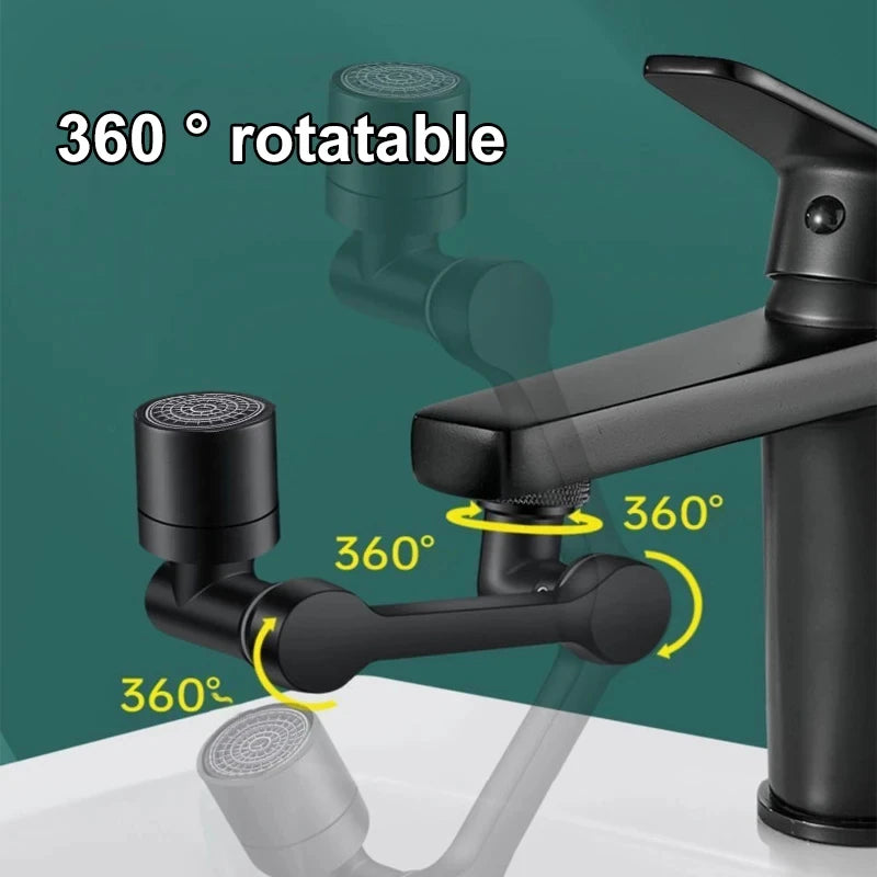 AquaBot™ Nozzle – Universal Robotic Arm Faucet Aerator for Kitchen & Basin
