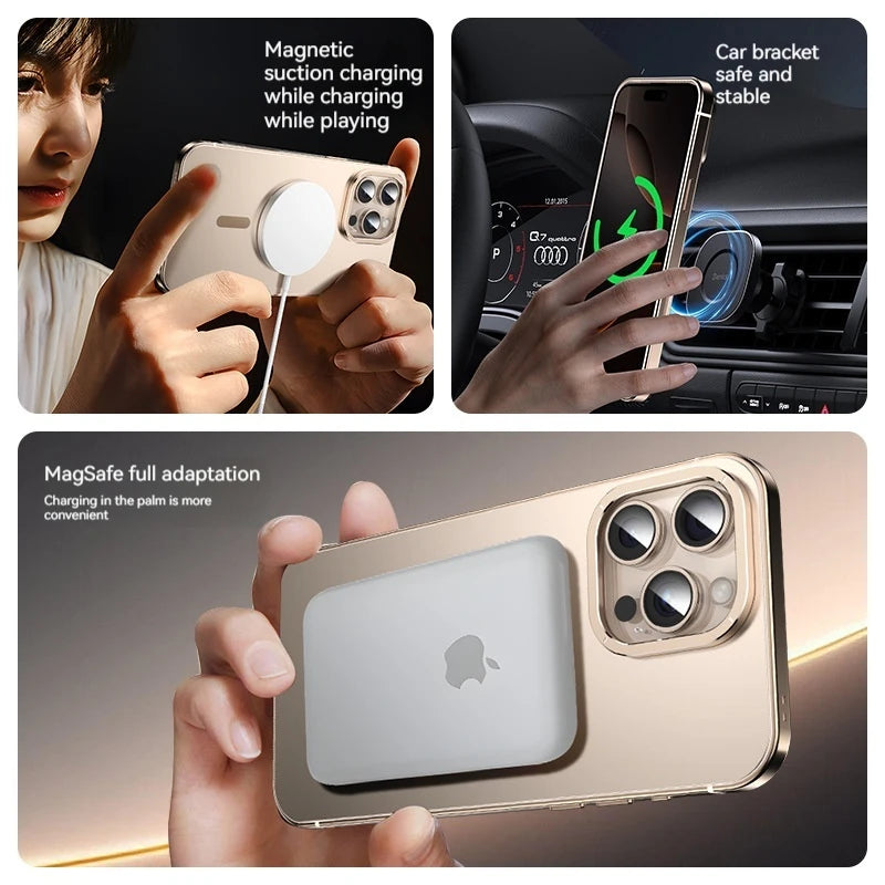 MagSteel™ Shield – Matte MagSafe iPhone 15/16 Pro Max Case