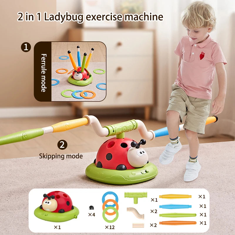 BugBounce™ – 4-in-1 Ladybug Outdoor Game for Kids