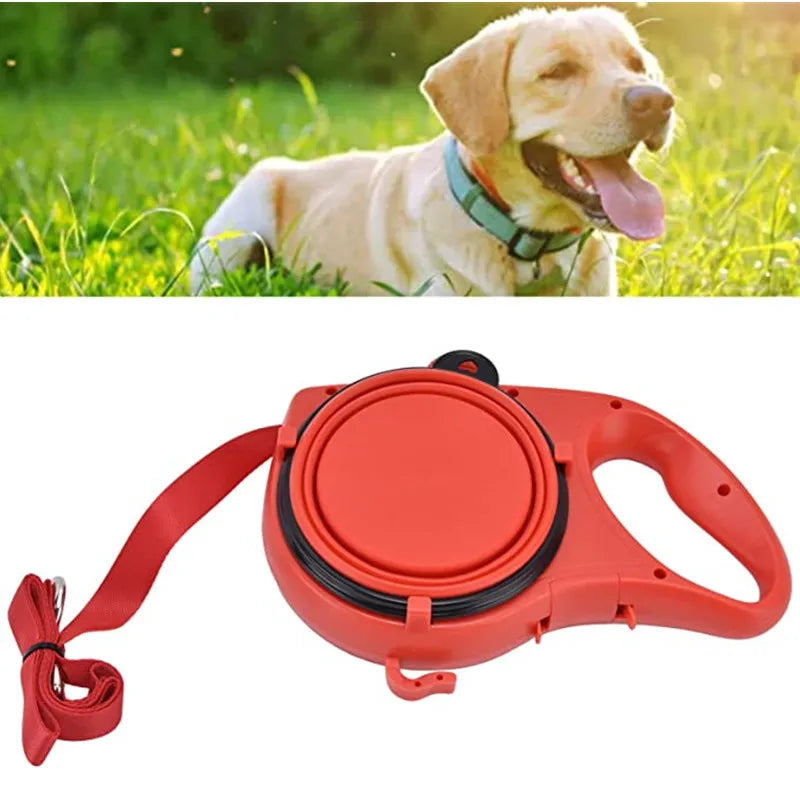 PawGo™ Leash – 4-in-1 Dog Walking Set with Water Bottle & Waste Dispenser