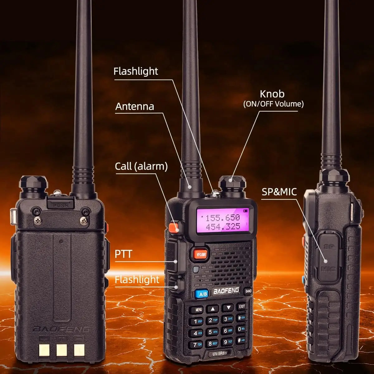 CommTrack V128 – Baofeng Dual Band Ham Radio