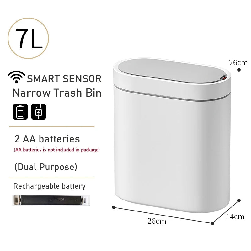 NeatSense AutoBin™ – Waterproof Sensor Wastebasket (7L/9L)