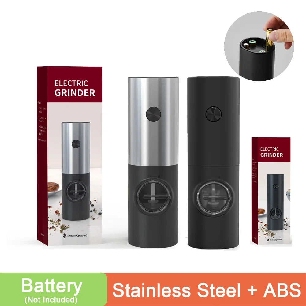 MillSense™ Elite – Automatic Salt & Pepper Grinders with Charging Dock