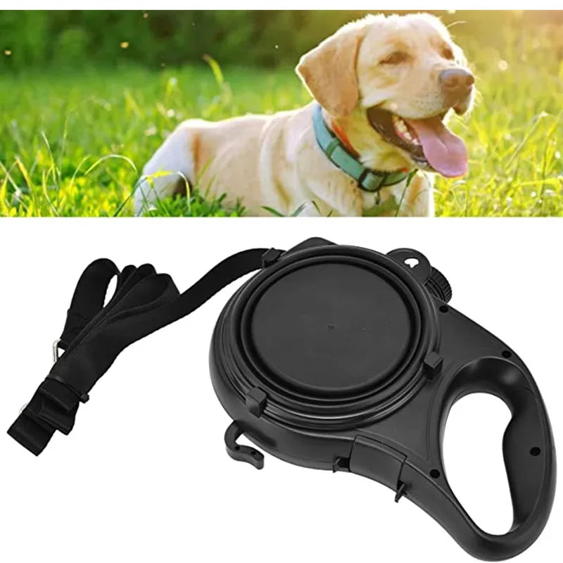 PawGo™ Leash – 4-in-1 Dog Walking Set with Water Bottle & Waste Dispenser