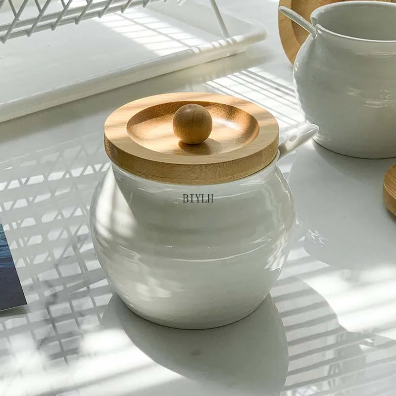 ChefJar Max™ – 600ml Ceramic Spice Container for Kitchen
