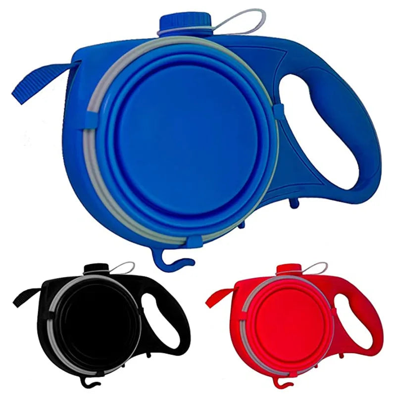 PawGo™ Leash – 4-in-1 Dog Walking Set with Water Bottle & Waste Dispenser
