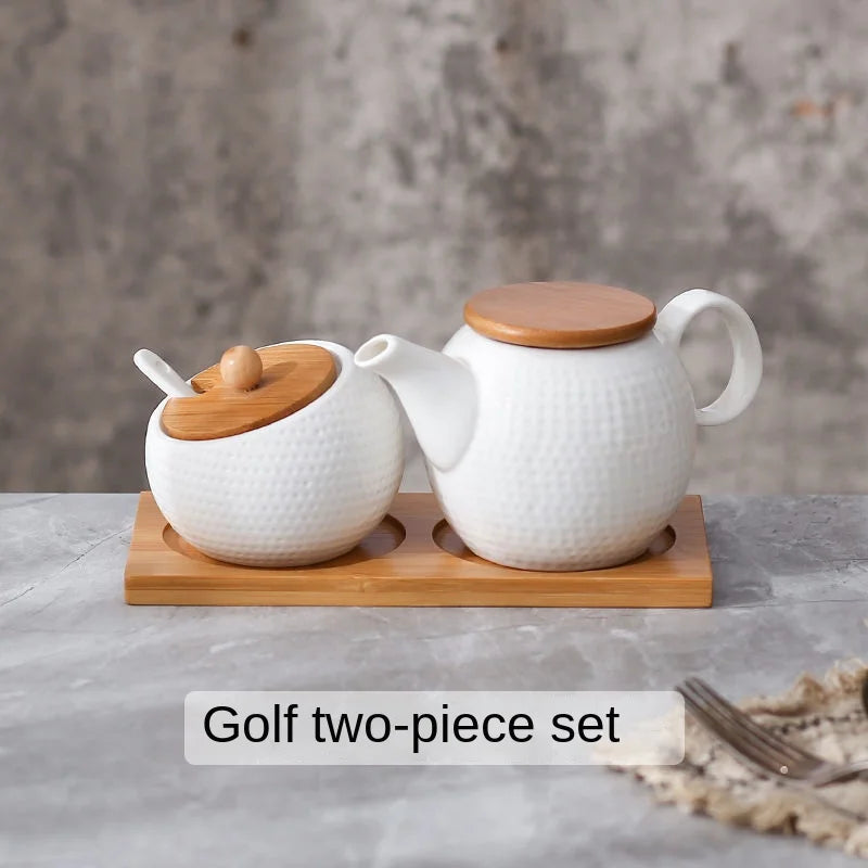 ZenPantry™ Ceramic Jar Set – Spice Containers with Bamboo Lids & Tray