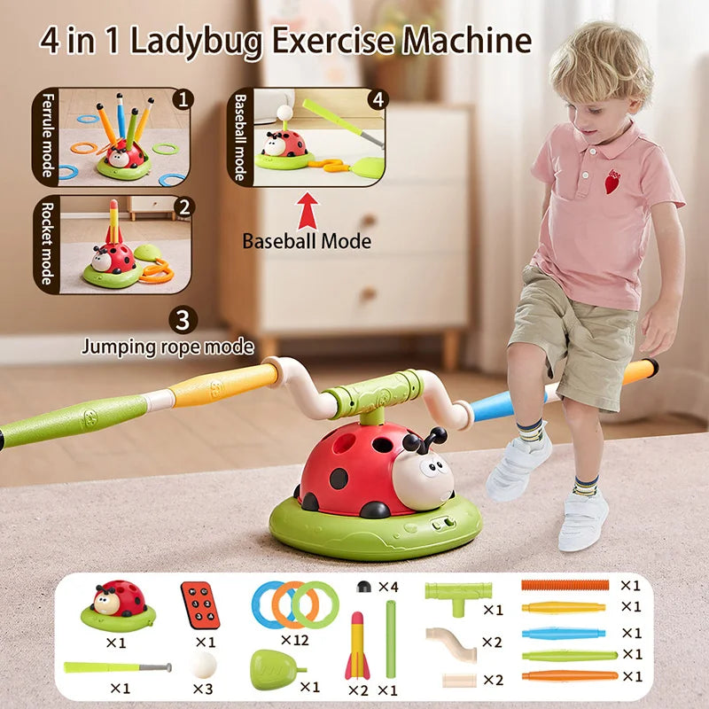 BugBounce™ – 4-in-1 Ladybug Outdoor Game for Kids