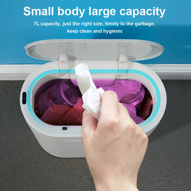 NeatSense AutoBin™ – Waterproof Sensor Wastebasket (7L/9L)