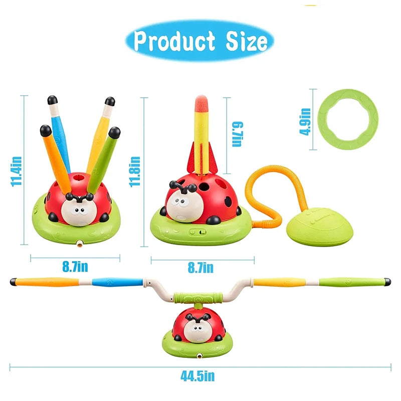 BugBounce™ – 4-in-1 Ladybug Outdoor Game for Kids