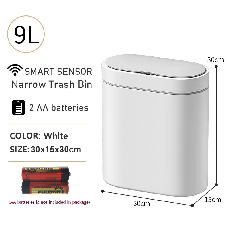 NeatSense AutoBin™ – Waterproof Sensor Wastebasket (7L/9L)