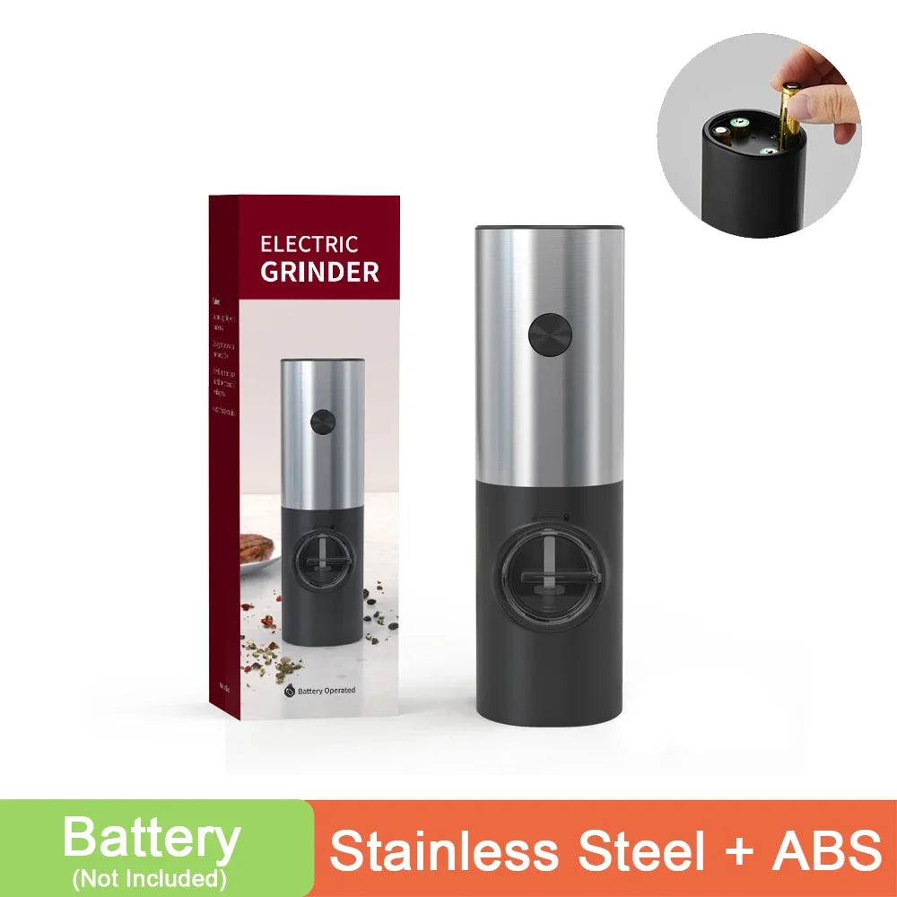 MillSense™ Elite – Automatic Salt & Pepper Grinders with Charging Dock