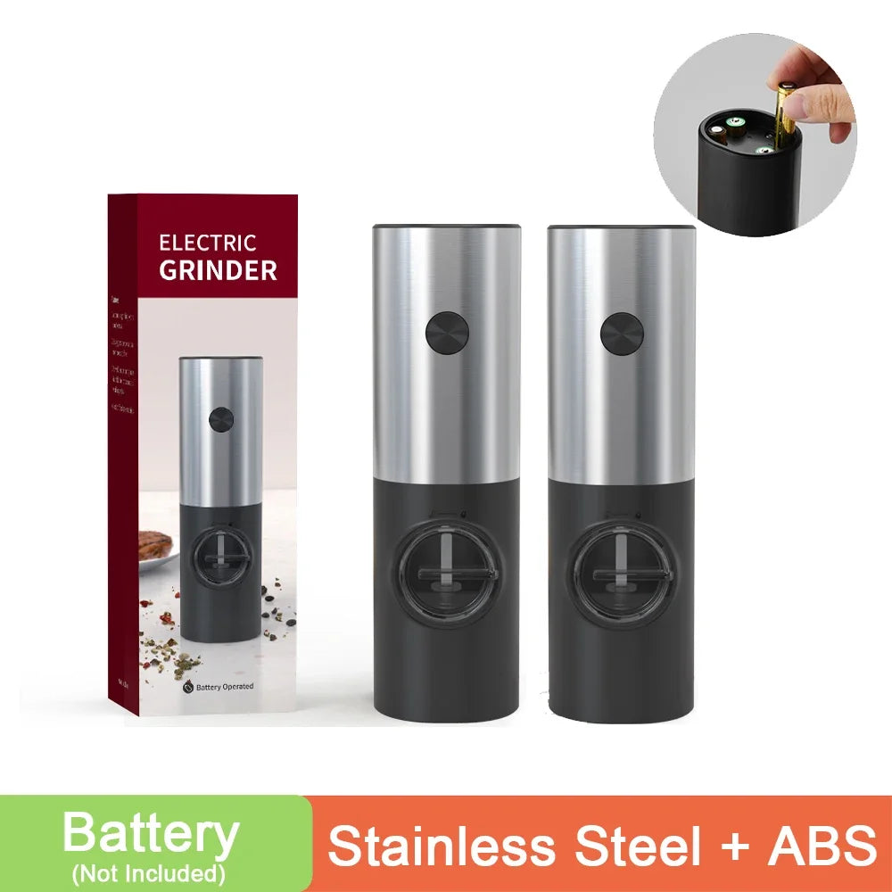 MillSense™ Elite – Automatic Salt & Pepper Grinders with Charging Dock