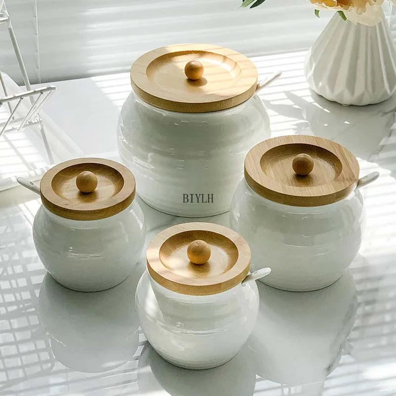 ChefJar Max™ – 600ml Ceramic Spice Container for Kitchen