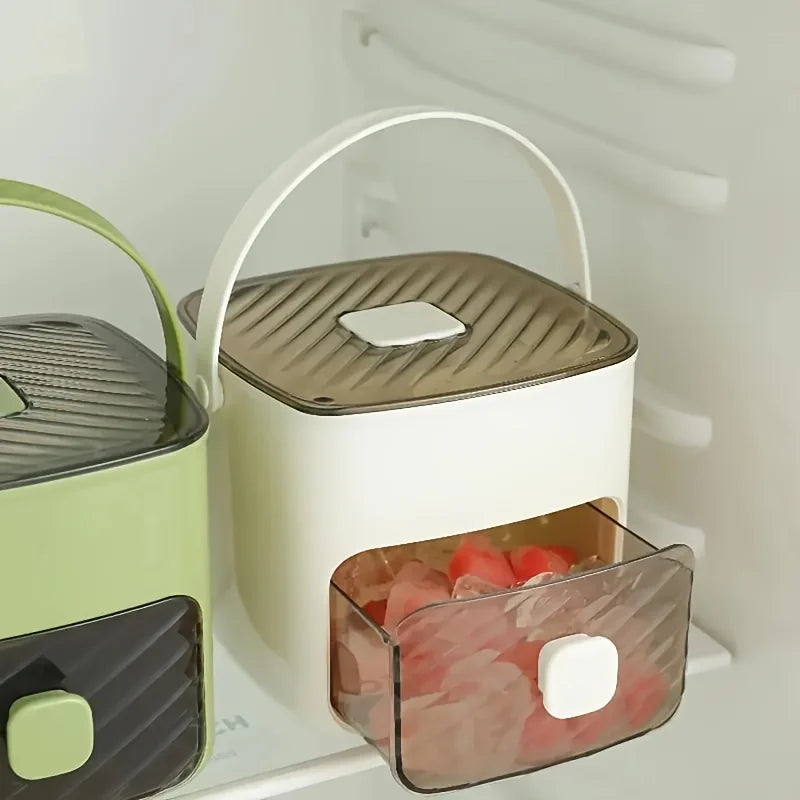 Molde para 48 hielos FrostForge: bandeja de cubitos de hielo de doble capa para artículos esenciales de cocina y bar