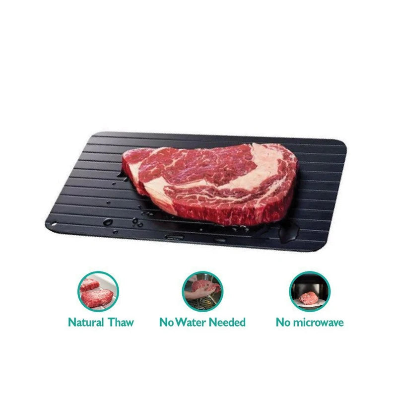 FrostGone™ Rapid Defrost Tray – No Electricity Needed