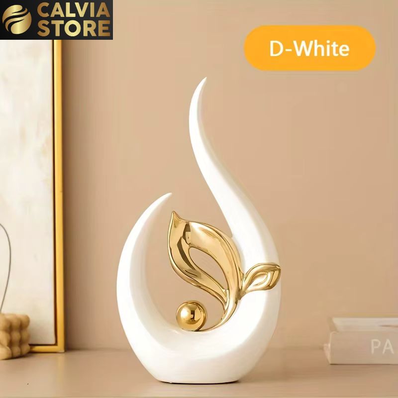 Nordic Ceramic Figurine Modern Living Room Decor