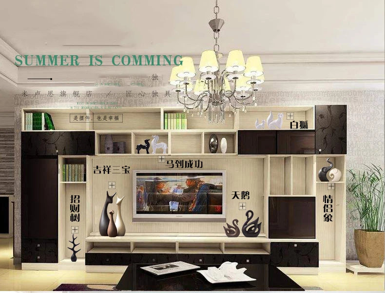 Monochrome Forest – Nordic Porcelain Animal Figurines