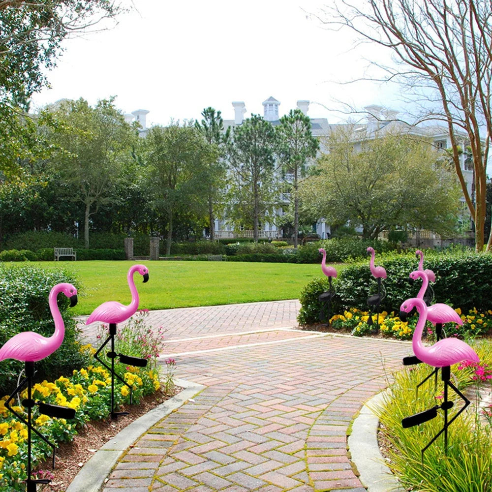 Solar Flamingo Garden Lights – Festive Outdoor Decoration (1Pc)
