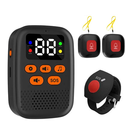CareAlert™ Watch – Wireless SOS Call Button & Pager for Elderly Care