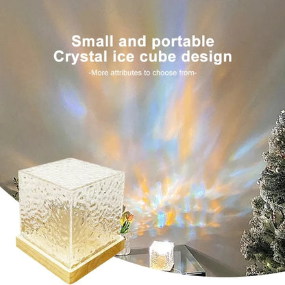 Dynamic Crystal Lamp – Relaxing Ripple Light for Bedroom