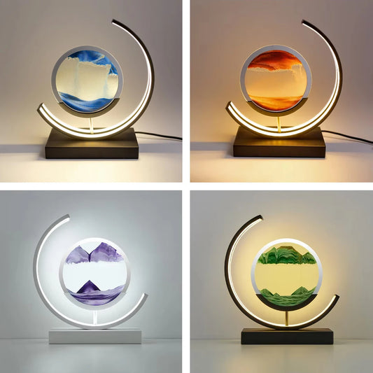 GlowTimer Custom – 2024 LED Sand Clock 3D Light Display