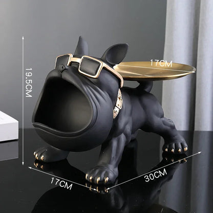 Bulldecor™ – Resin Bulldog Statue with Hidden Storage Compartment
