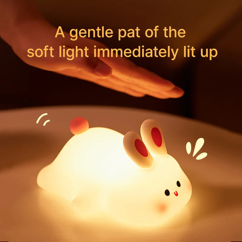 LumiRabbit – Touch Soft Bunny Night Light for Kids
