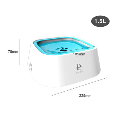 DrySip™ Pet Bowl – No-Spill Floating Water Dispenser for Dogs & Cats