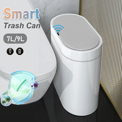 NeatSense AutoBin™ – Waterproof Sensor Wastebasket (7L/9L)