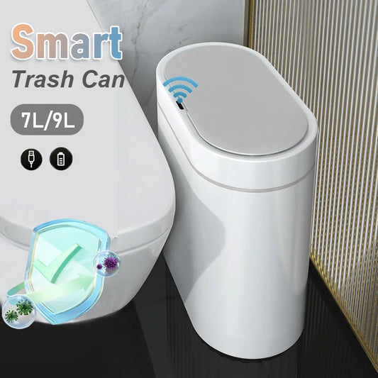 NeatSense AutoBin™ – Waterproof Sensor Wastebasket (7L/9L)