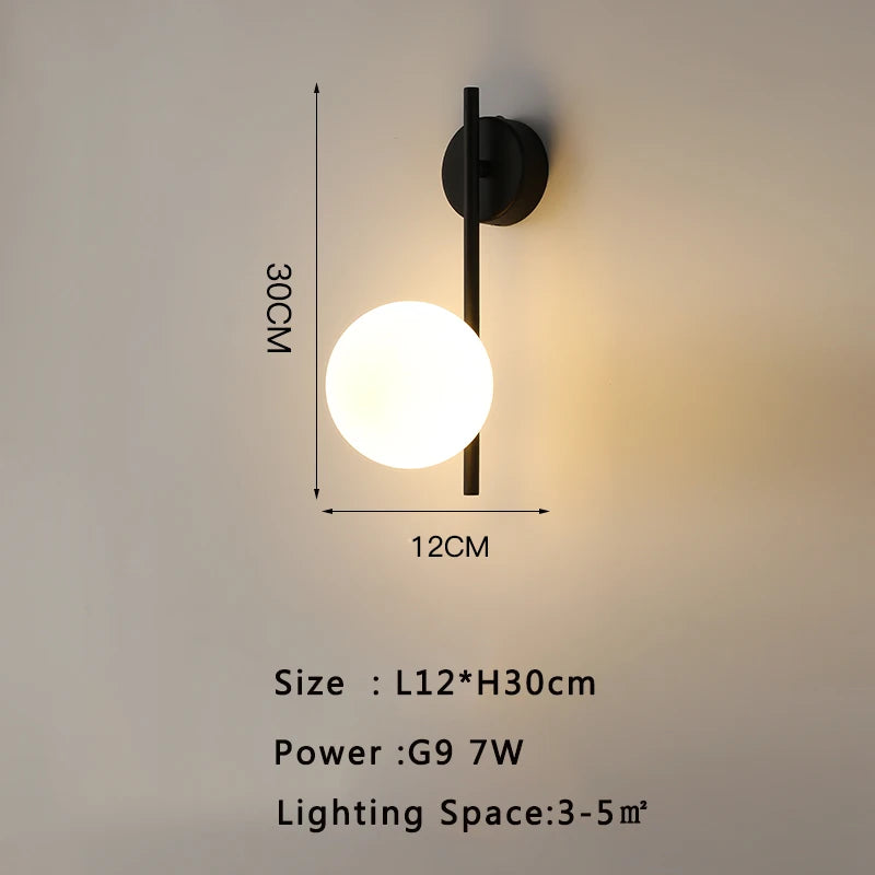 Modern LED Wall Lamp – Cozy Light for Bedroom & Living Room