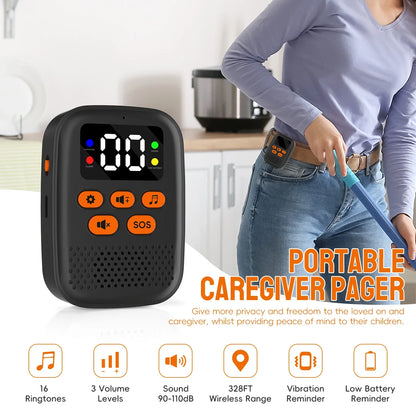 CareAlert™ Watch – Wireless SOS Call Button & Pager for Elderly Care