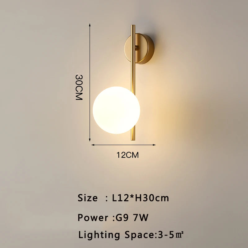 Modern LED Wall Lamp – Cozy Light for Bedroom & Living Room