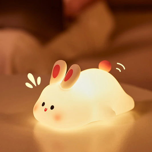 LumiRabbit – Touch Soft Bunny Night Light for Kids
