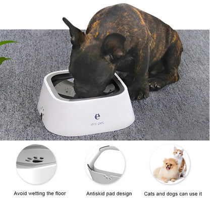 DrySip™ Pet Bowl – No-Spill Floating Water Dispenser for Dogs & Cats