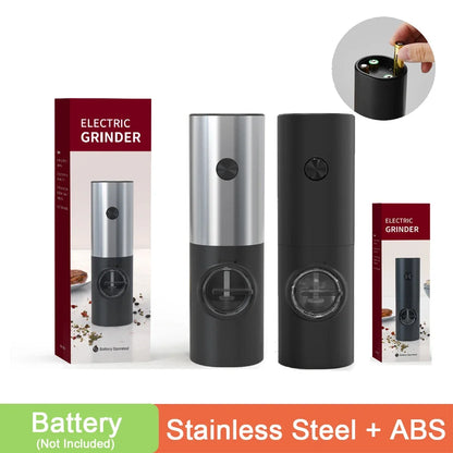 MillSense Elite – Automatic Salt & Pepper Grinders with Charging Dock