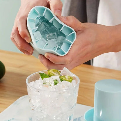 IceEase Silicone Ice Cube Mold – Quick Freeze, Easy Release & BPA-Free