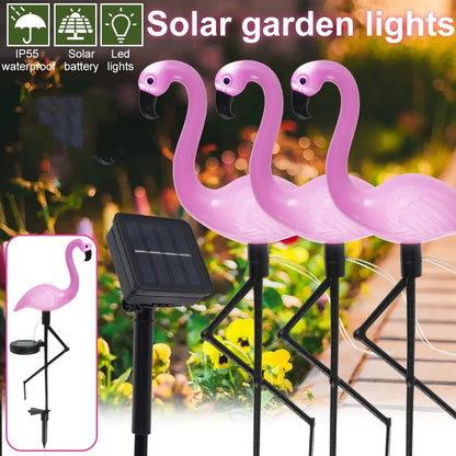 Solar Flamingo Garden Lights – Festive Outdoor Decoration (1Pc)