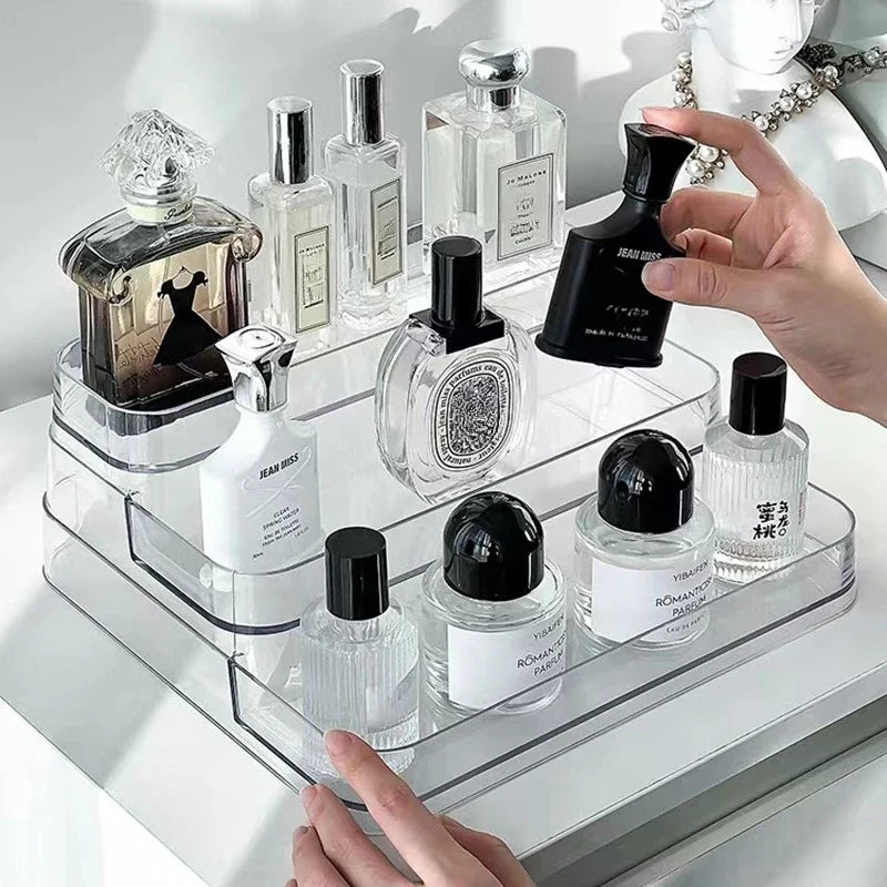 3 Tier Desktop Perfume & Cosmetic Organizer Rack