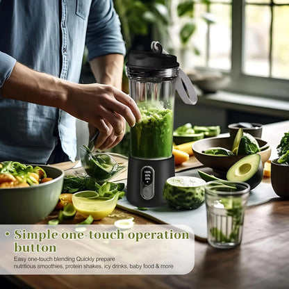 JuiceRush X – Dual-Use Portable Blender with Strong Motor