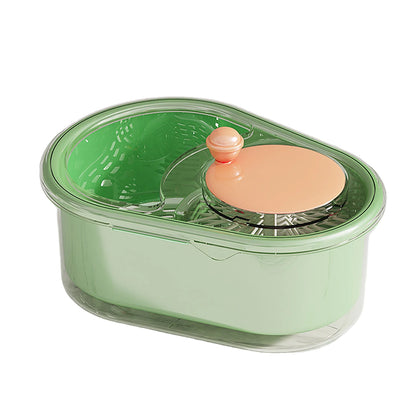 FreshFlow™ Manual Fruit & Veggie Cleaner – Durable ABS Hand Cranked Kitchen Washer
