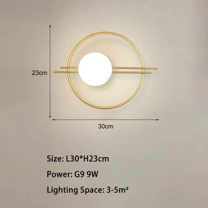 Modern LED Wall Lamp – Cozy Light for Bedroom & Living Room