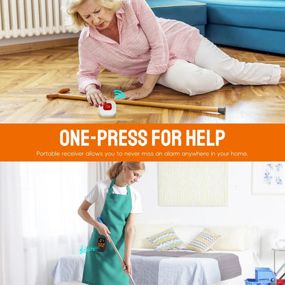 CareAlert™ Watch – Wireless SOS Call Button & Pager for Elderly Care